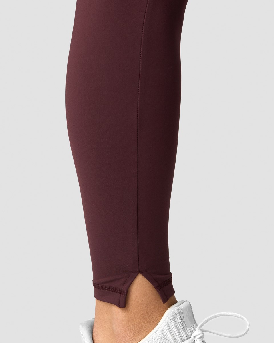 ICIW Stride Tights Wmn Burgundy Mörkröda | 710362ZJB