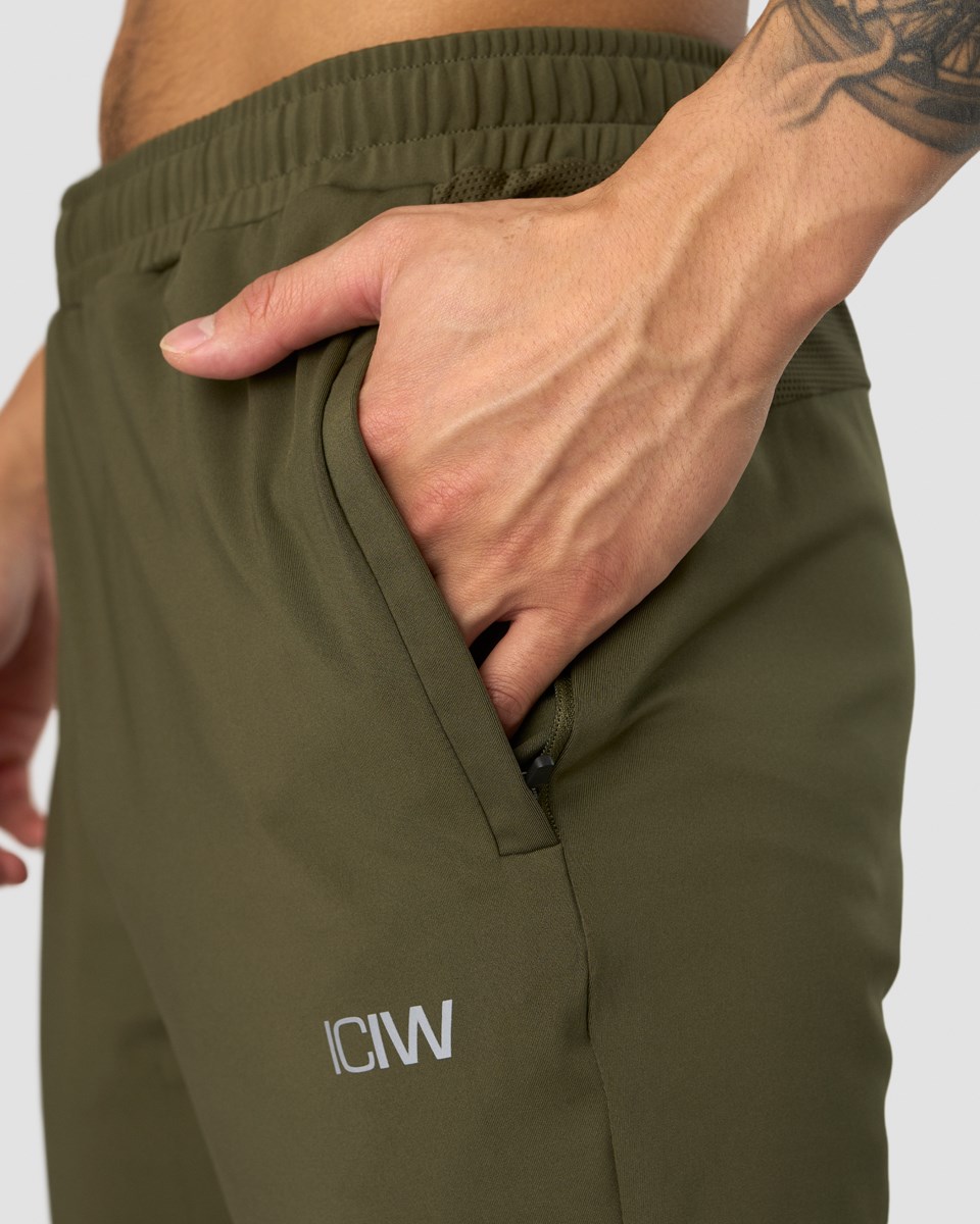 ICIW Stride Workout Pants Dark Mörkgröna | 970134DGB