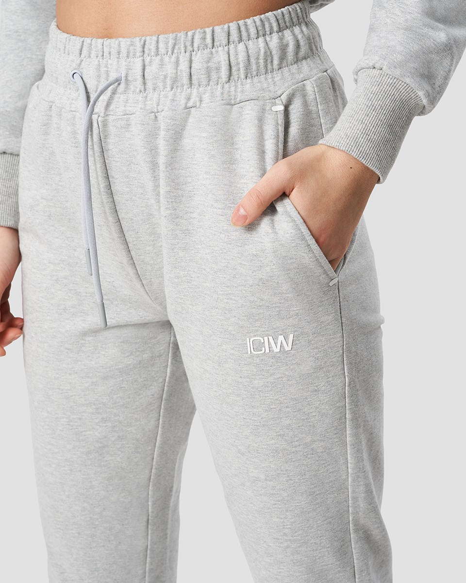 ICIW Sweatpants Light Wmn Ljusgrå | 501483OPG