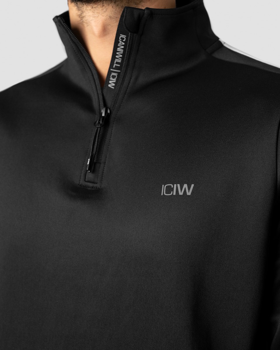 ICIW Track 1 4 Zip Jacket Svarta | 173589ZAI