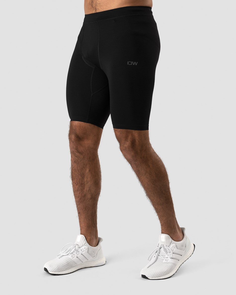 ICIW Tränings Biker Shorts Svarta | 834026KNY