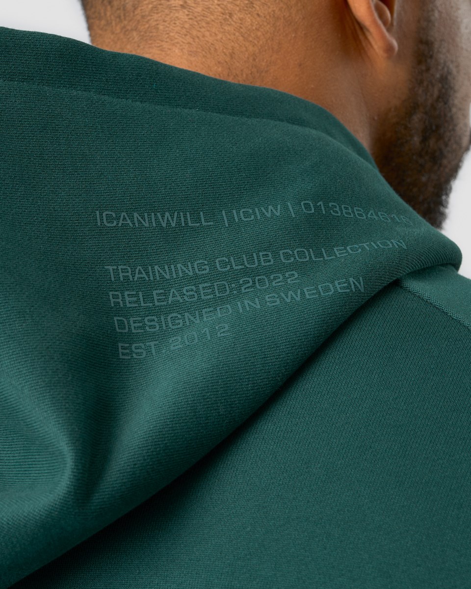 ICIW Tränings Club Hoodie Dk Teal Mörkgröna | 412865WFQ