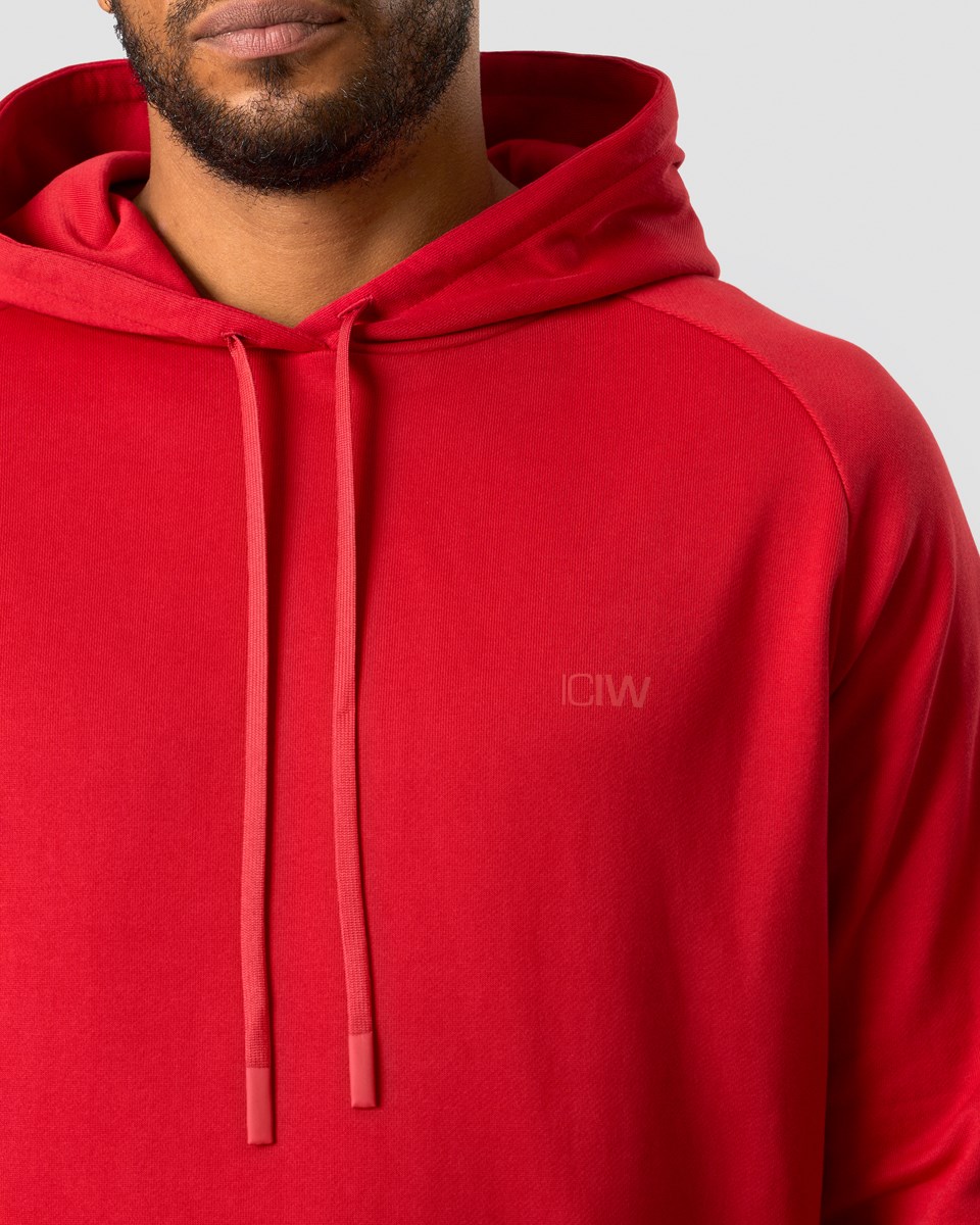 ICIW Tränings Club Hoodie Mörkröda | 741865YZX