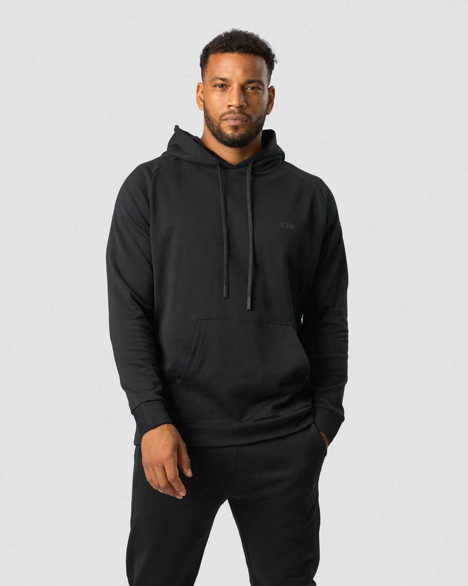 ICIW Tränings Club Hoodie Svarta | 246085TSE