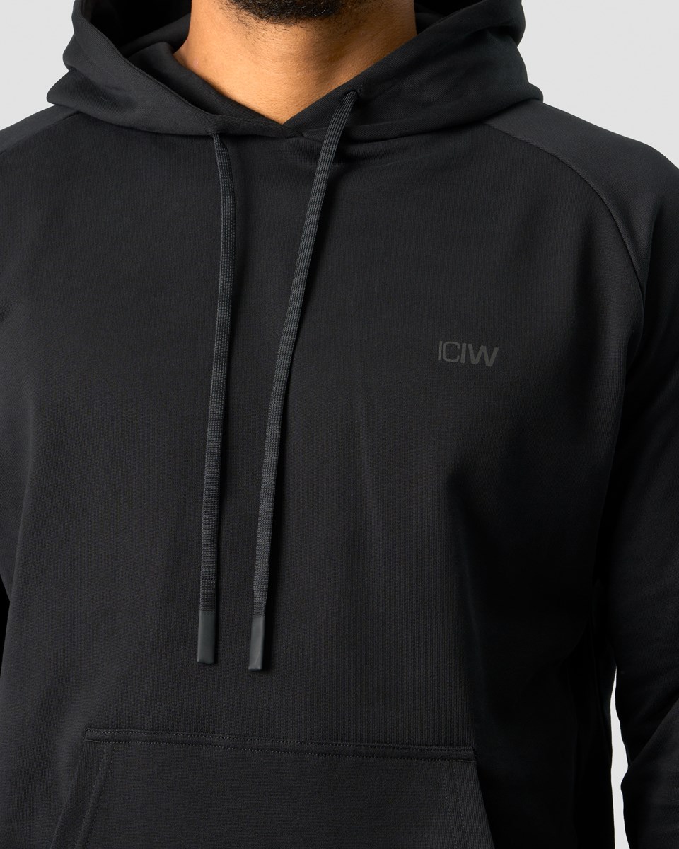 ICIW Tränings Club Hoodie Svarta | 246085TSE