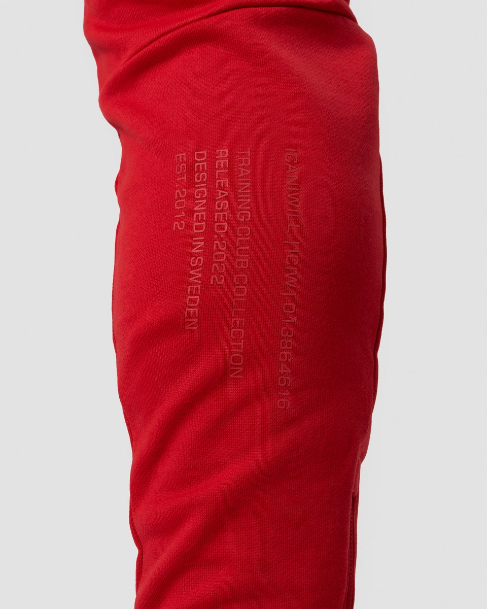 ICIW Tränings Club Sweat Pants Mörkröda | 842561UKY