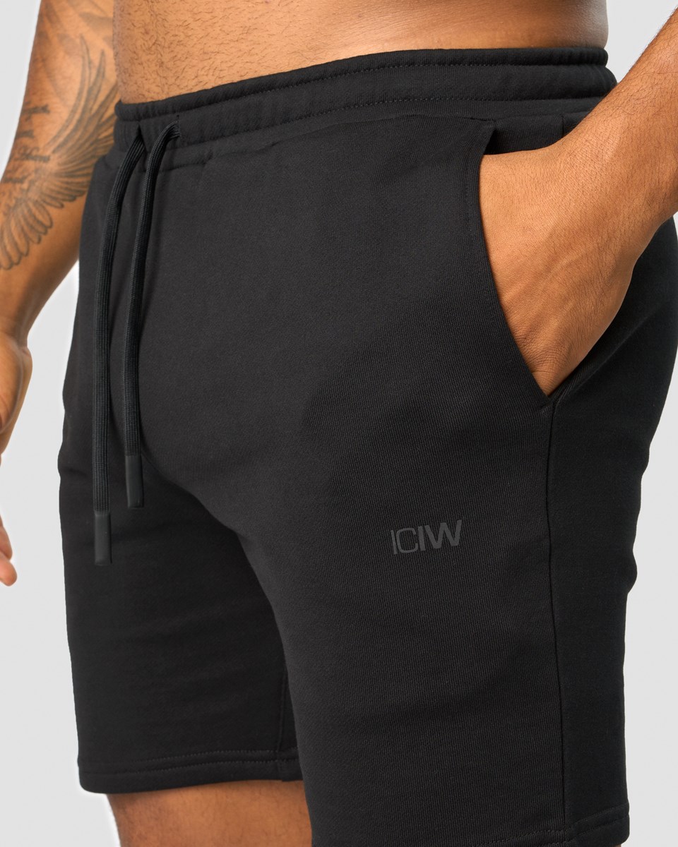 ICIW Tränings Club Sweat shorts Svarta | 736895WQZ