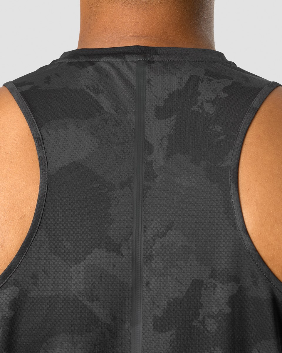 ICIW Tränings Club Tank Top Camo Svarta | 349178ORZ