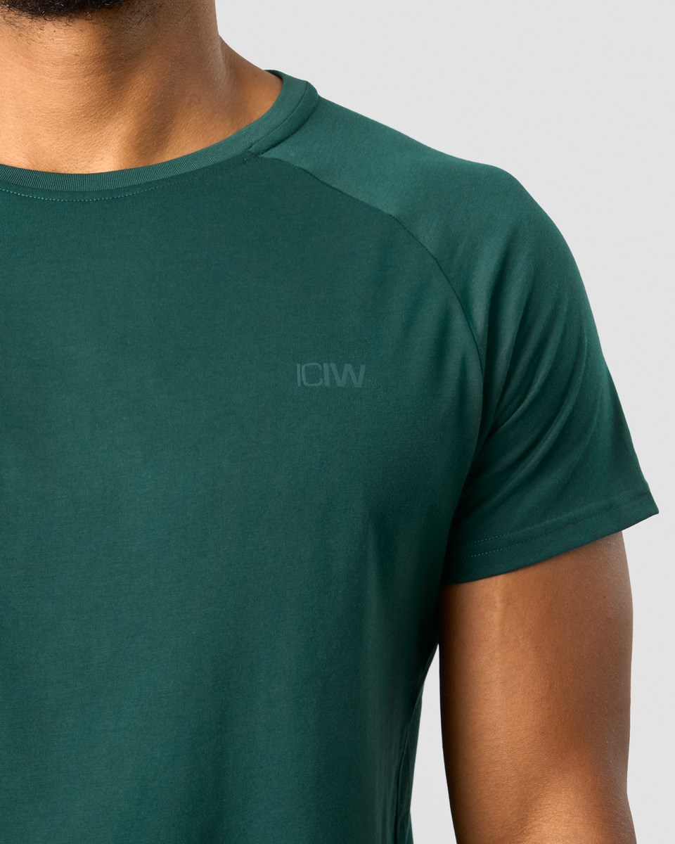 ICIW Tränings Club Tee Raglan Dk Teal Mörkgröna | 461805AHT