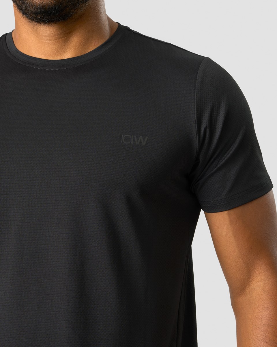 ICIW Tränings Club Tee Svarta | 790546FWJ