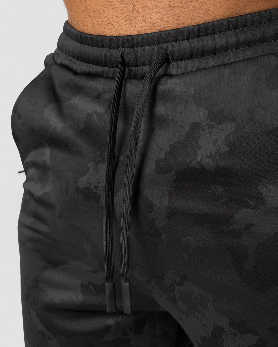 ICIW Tränings Club Warm Up Pants Camo Svarta | 715648VXM