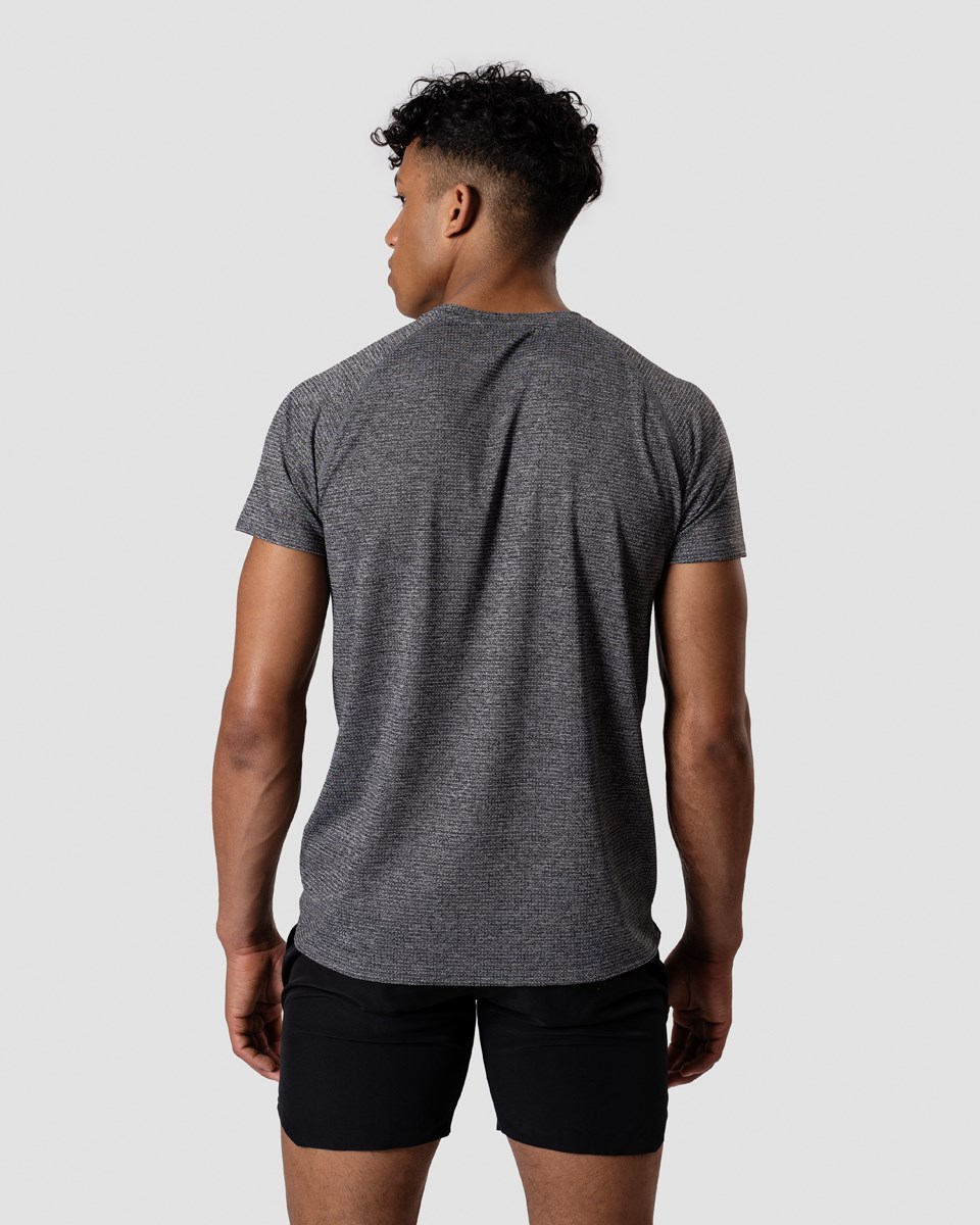 ICIW Tränings Mesh T-shirt Melange Ljusgrå | 569182CHR