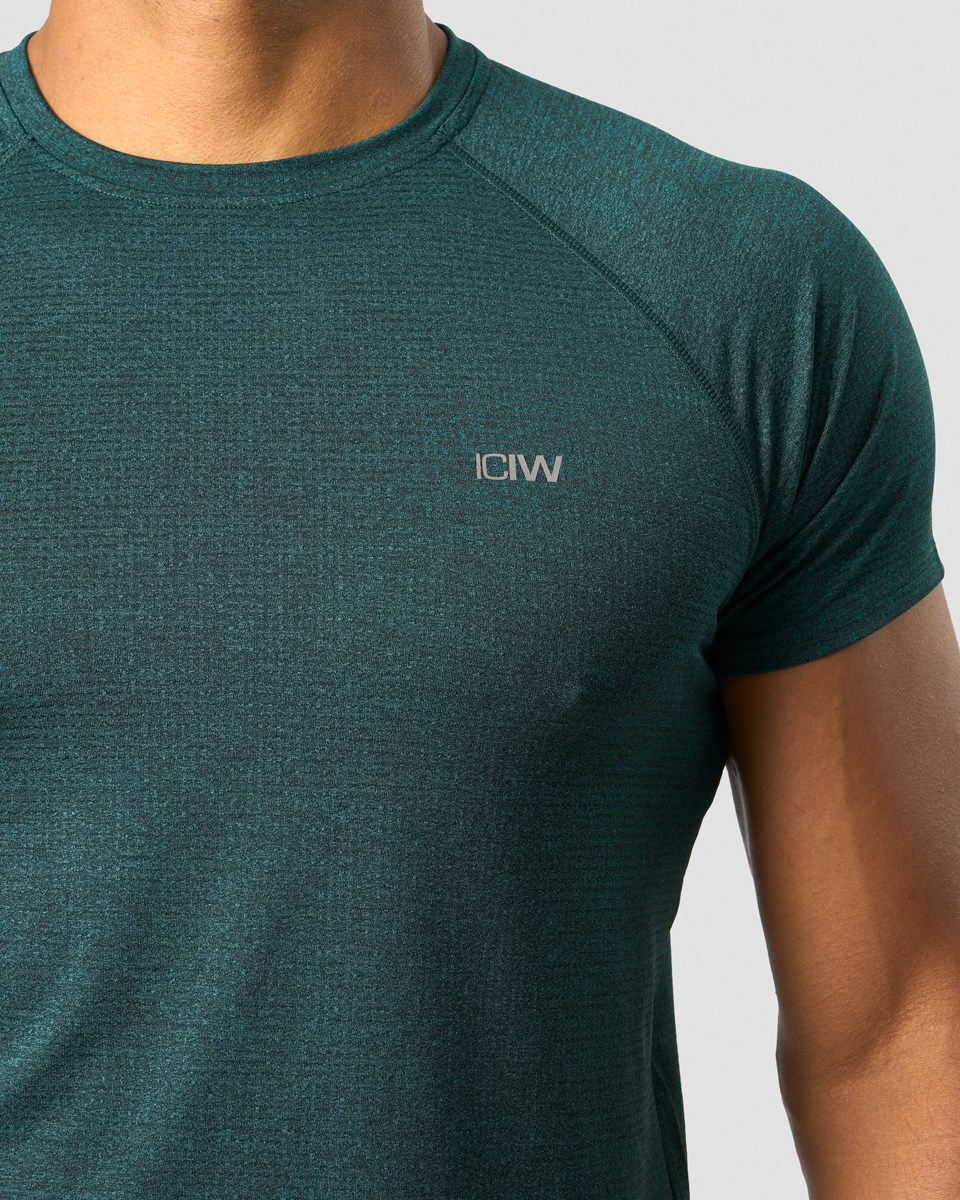 ICIW Tränings Mesh T-shirt Vivid Mörkgröna | 437082YIA