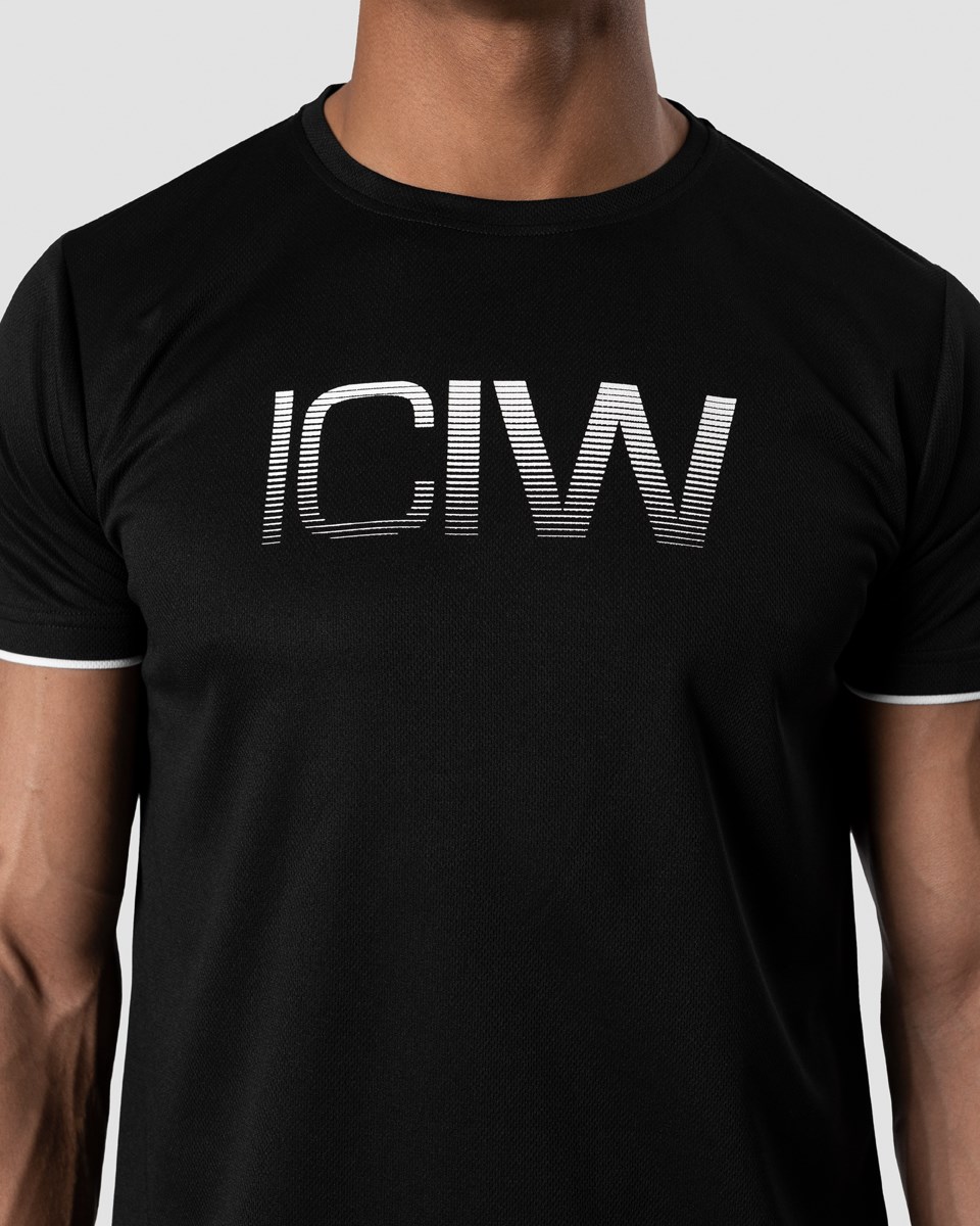 ICIW Tränings Tech T-shirt Svarta | 754891BIV