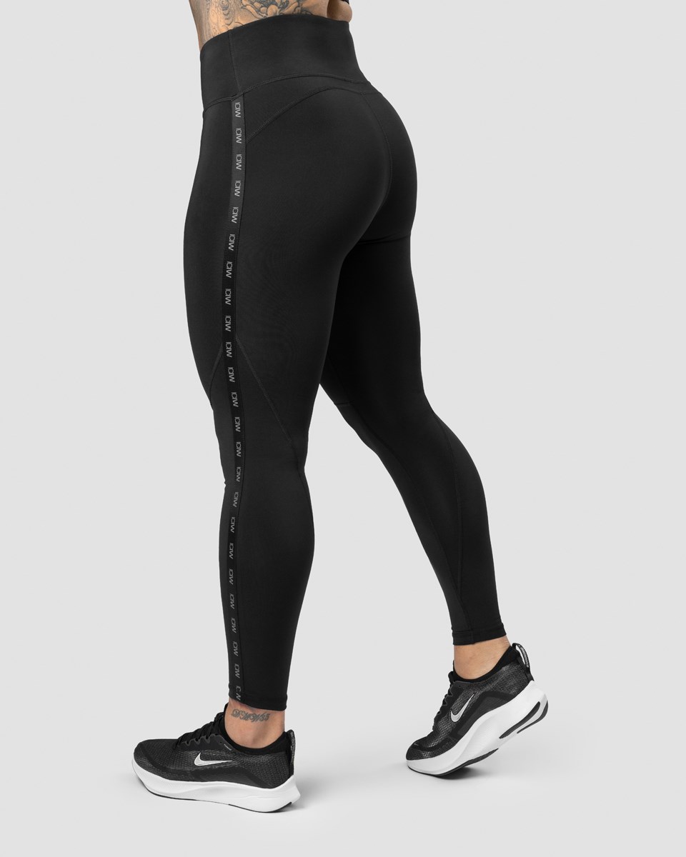 ICIW Ultimate Tränings Logo Tights Svarta | 152680WQX