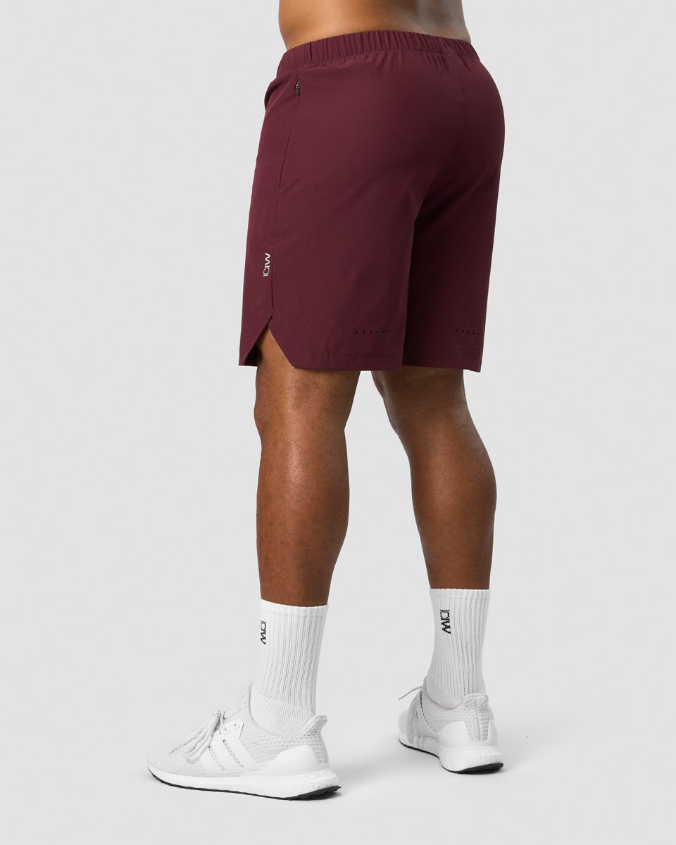 ICIW Ultimate Tränings Shorts Burgundy Mörkröda | 752361VGH