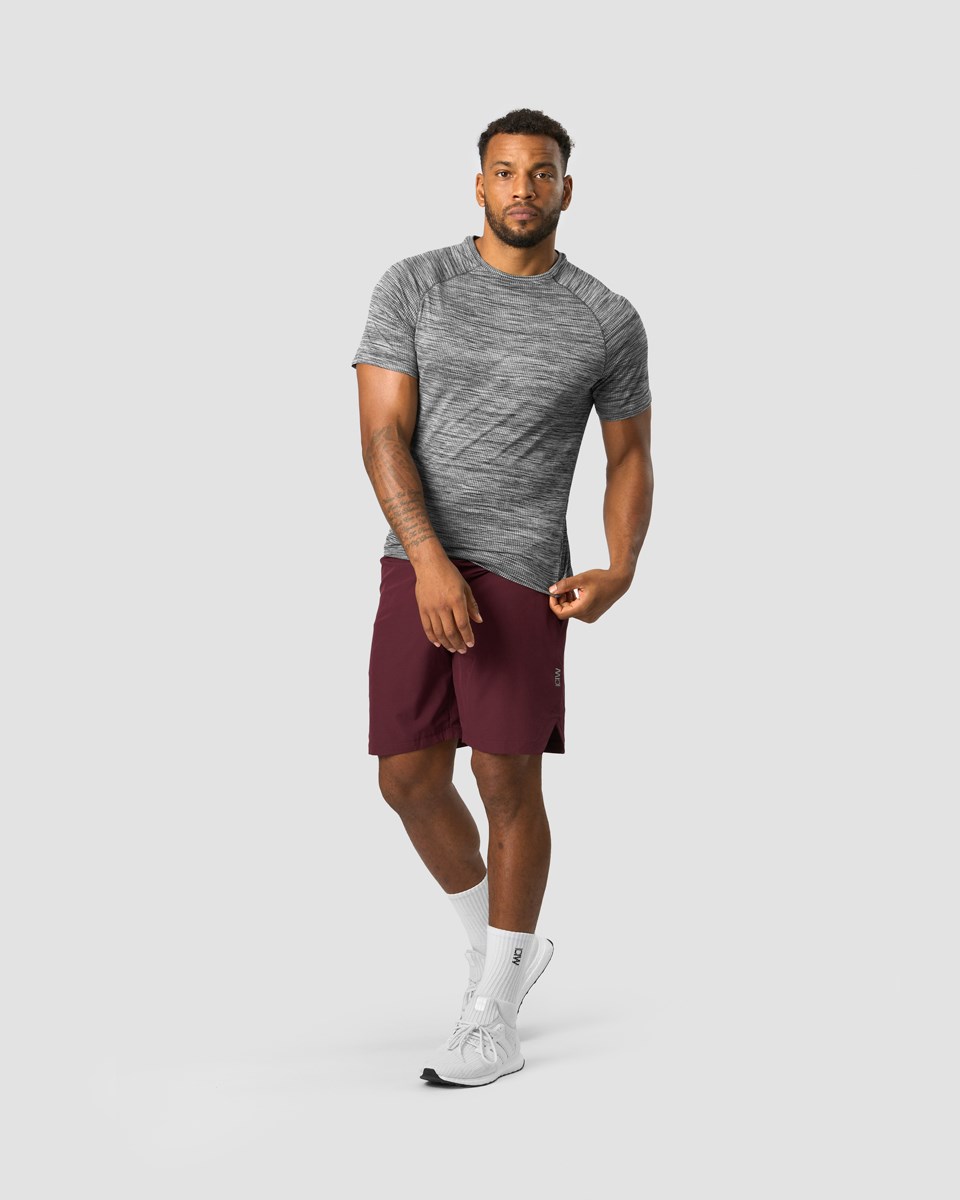 ICIW Ultimate Tränings Shorts Burgundy Mörkröda | 752361VGH