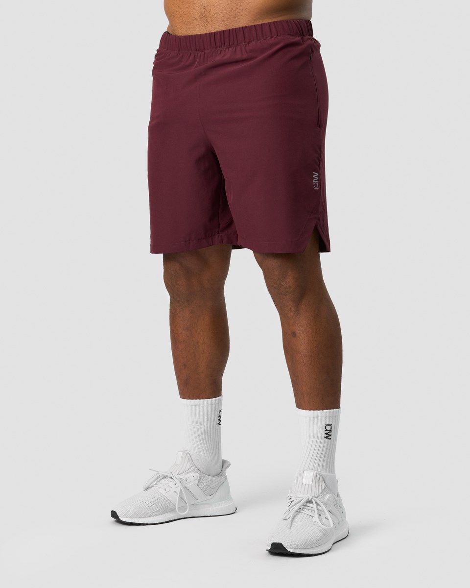 ICIW Ultimate Tränings Shorts Burgundy Mörkröda | 752361VGH