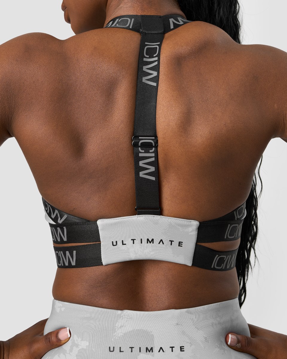 ICIW Ultimate Tränings Sports Bra Camo Ljusgrå | 364098UMP