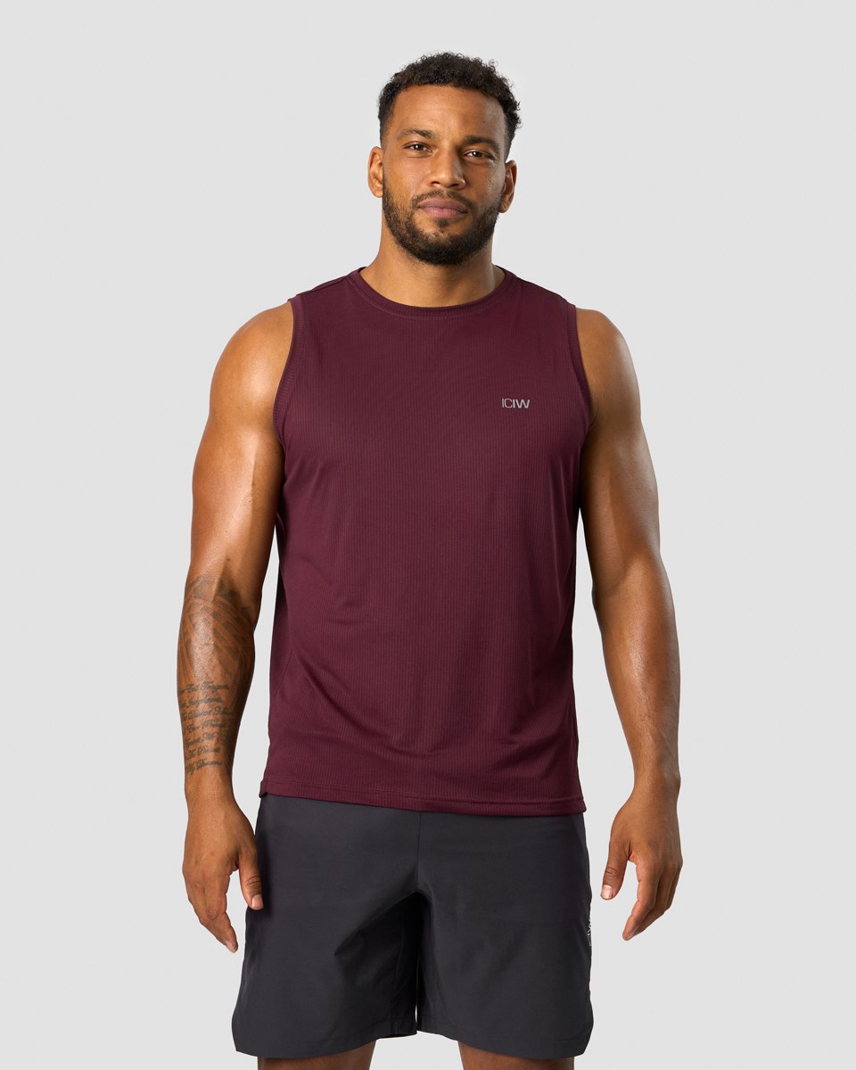 ICIW Ultimate Tränings Tank Burgundy Mörkröda | 583162TCM