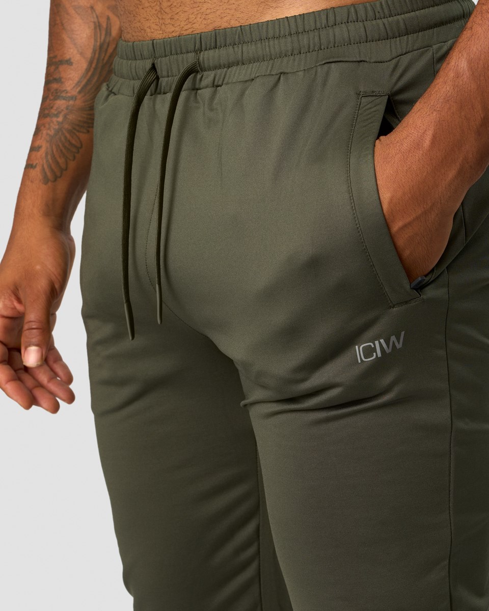 ICIW Ultimate Tränings Zip Pants Mörkgröna | 364285IPR