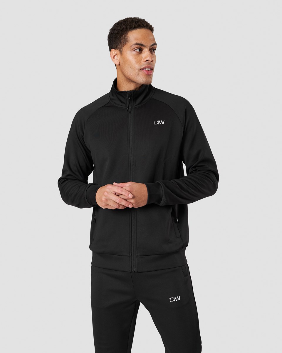 ICIW Workout Track Jacket Svarta | 493826JTI